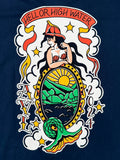 Women's Navy Tee - Asheville