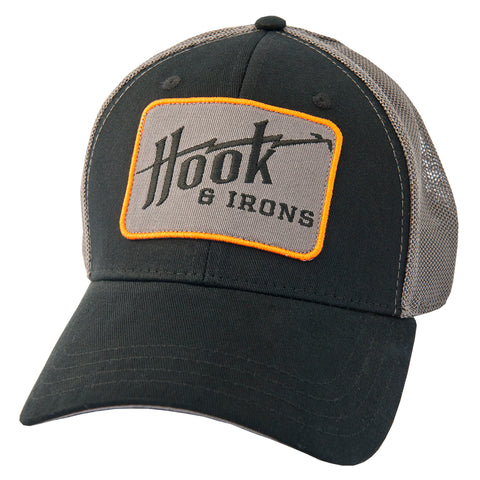 The Quick Cut Trucker - Black Snapback Hat