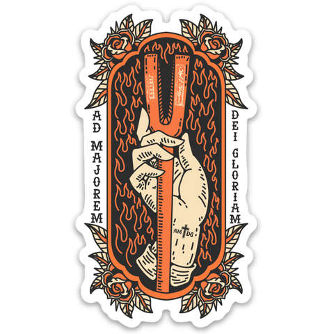 AM+DG Halligan - Sticker