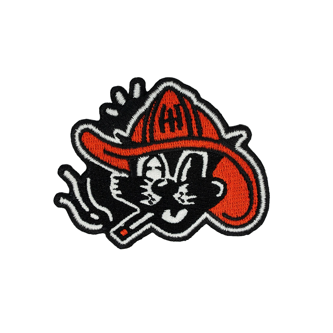 Black Cat Firefighter Patch