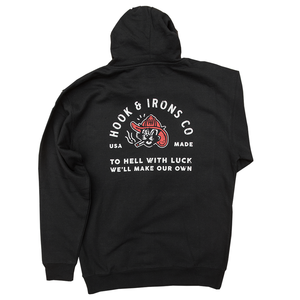 Black Cat Hoodie - Black