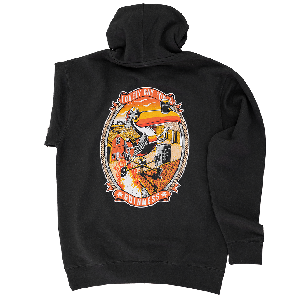 Firefighter Sweatshirt (Black) | Model: Lovely Day Hoodie