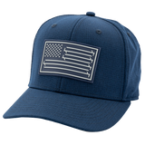 Stars And Bars Navy - Stretchfit Techmesh Hat
