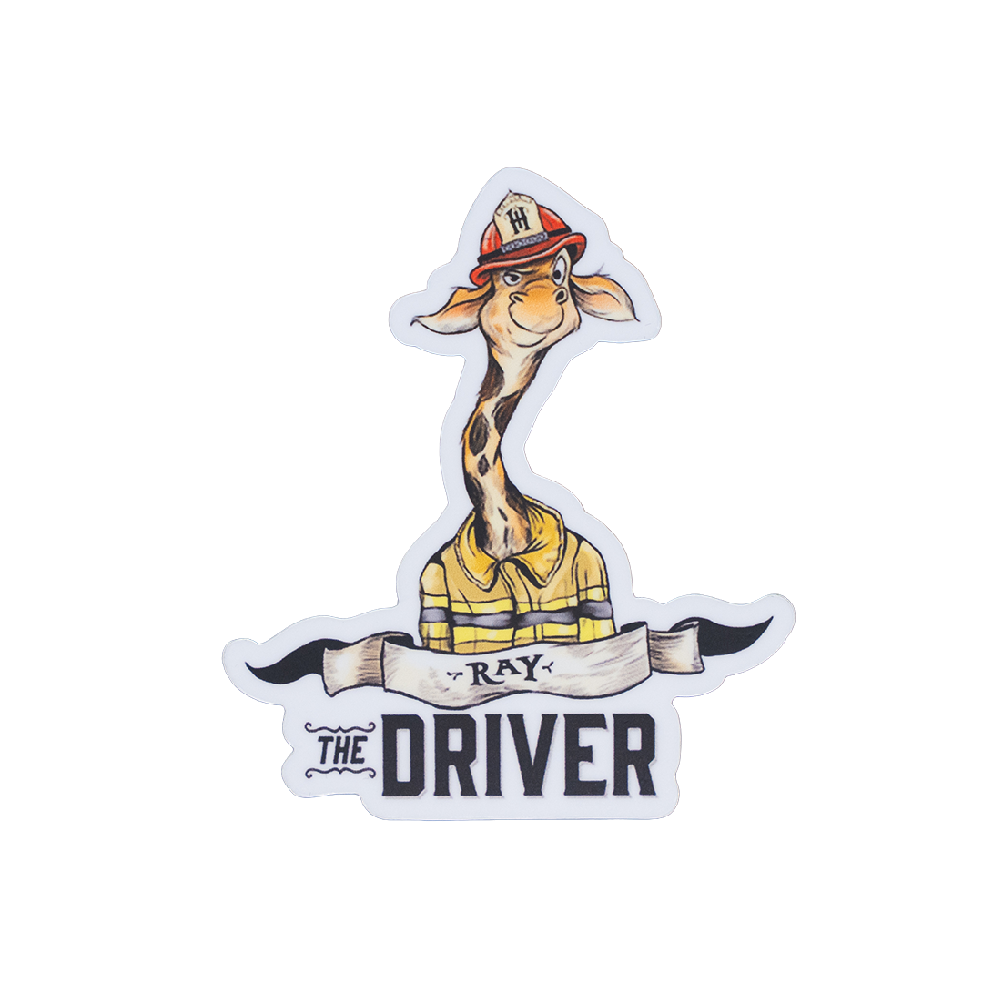 Zoo Crew “Ray” The Driver - Sticker