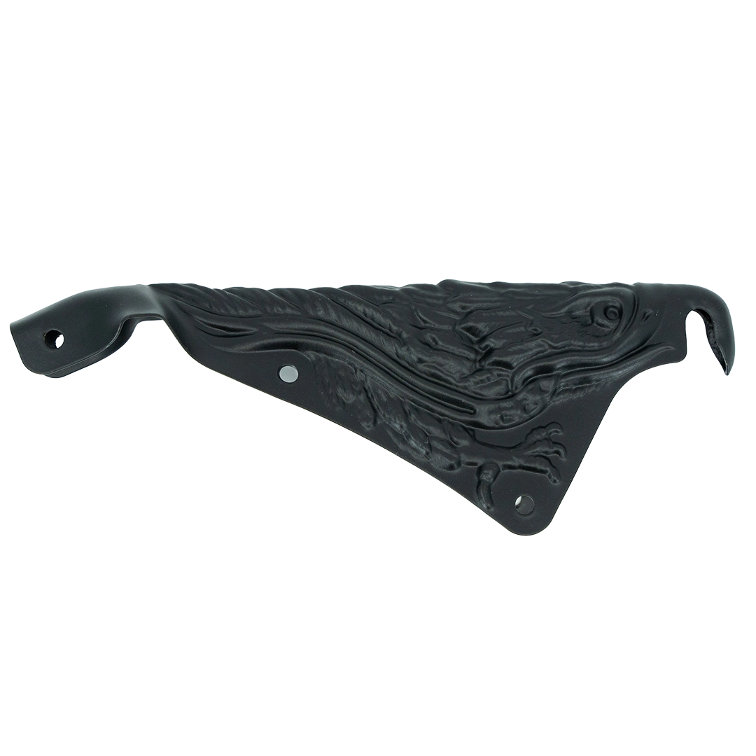 Firefighter Helmet Finial - Blacked Out