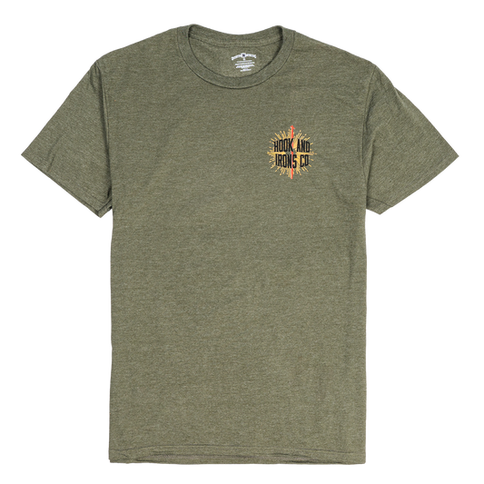 The Flag Bearer- OD Green Tee