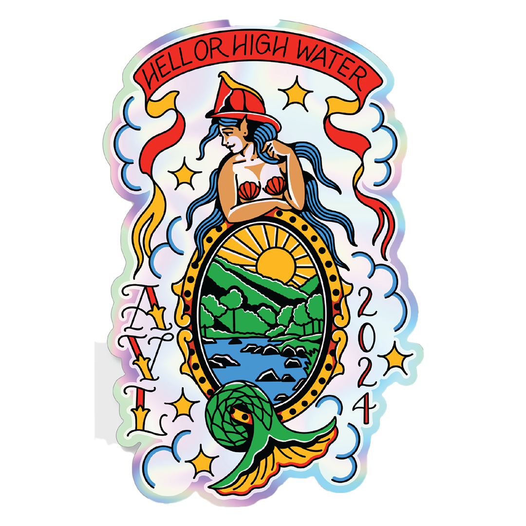 Holographic Sticker - Asheville FD