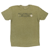 Firefighter T-Shirt (Olive Green) | Model: International Association of Truckies