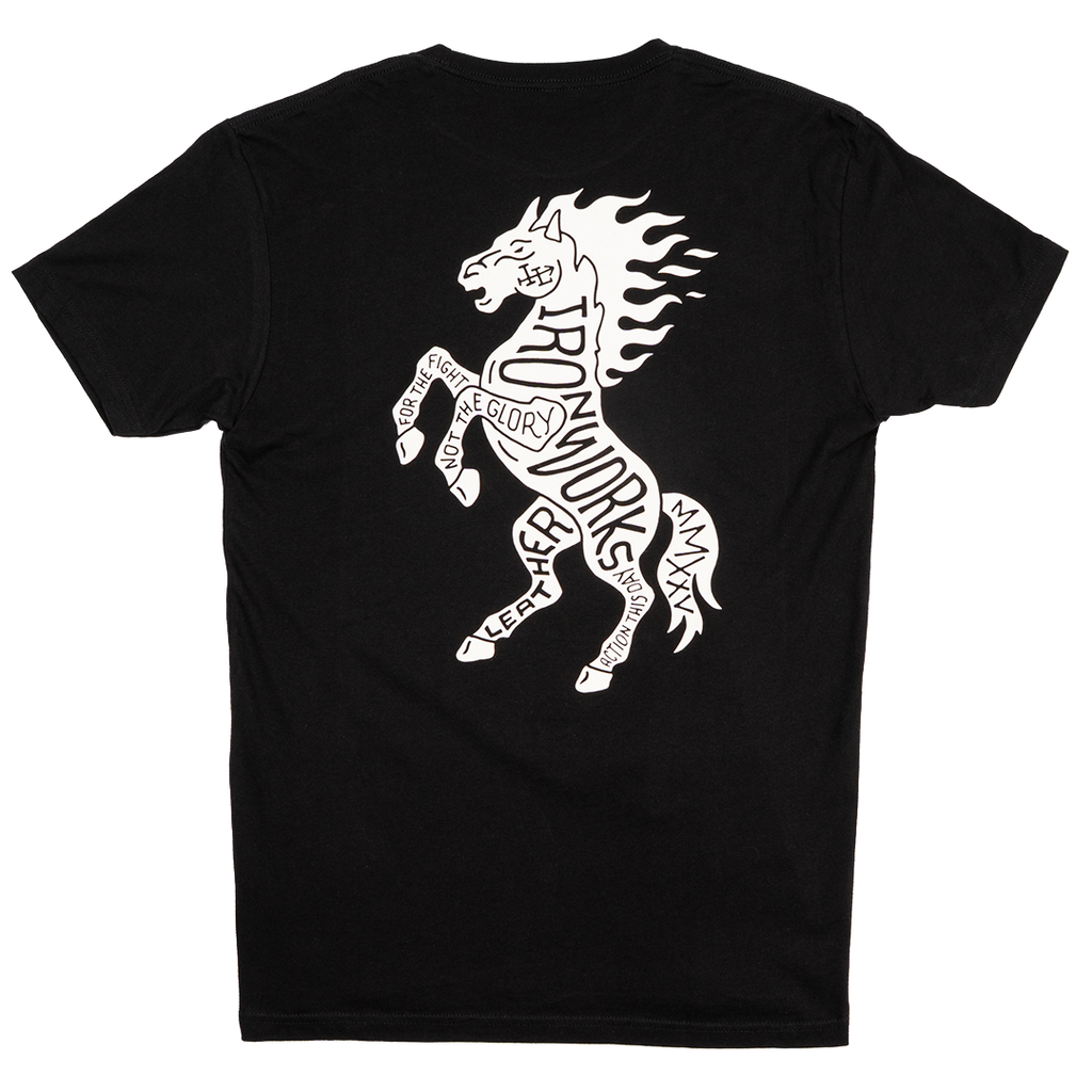Ironworks Leather - Black Tee