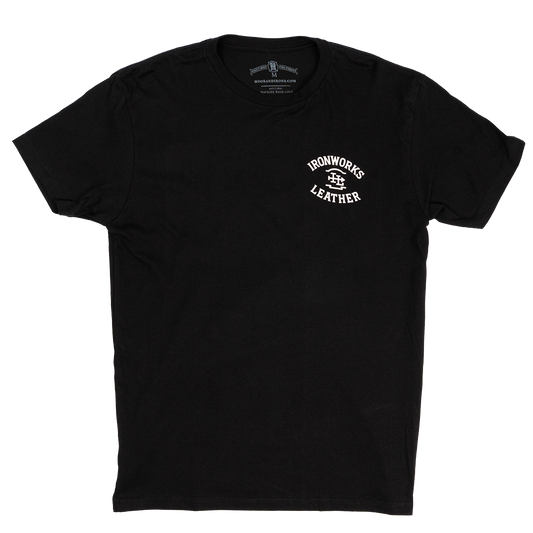 Ironworks Leather - Black Tee