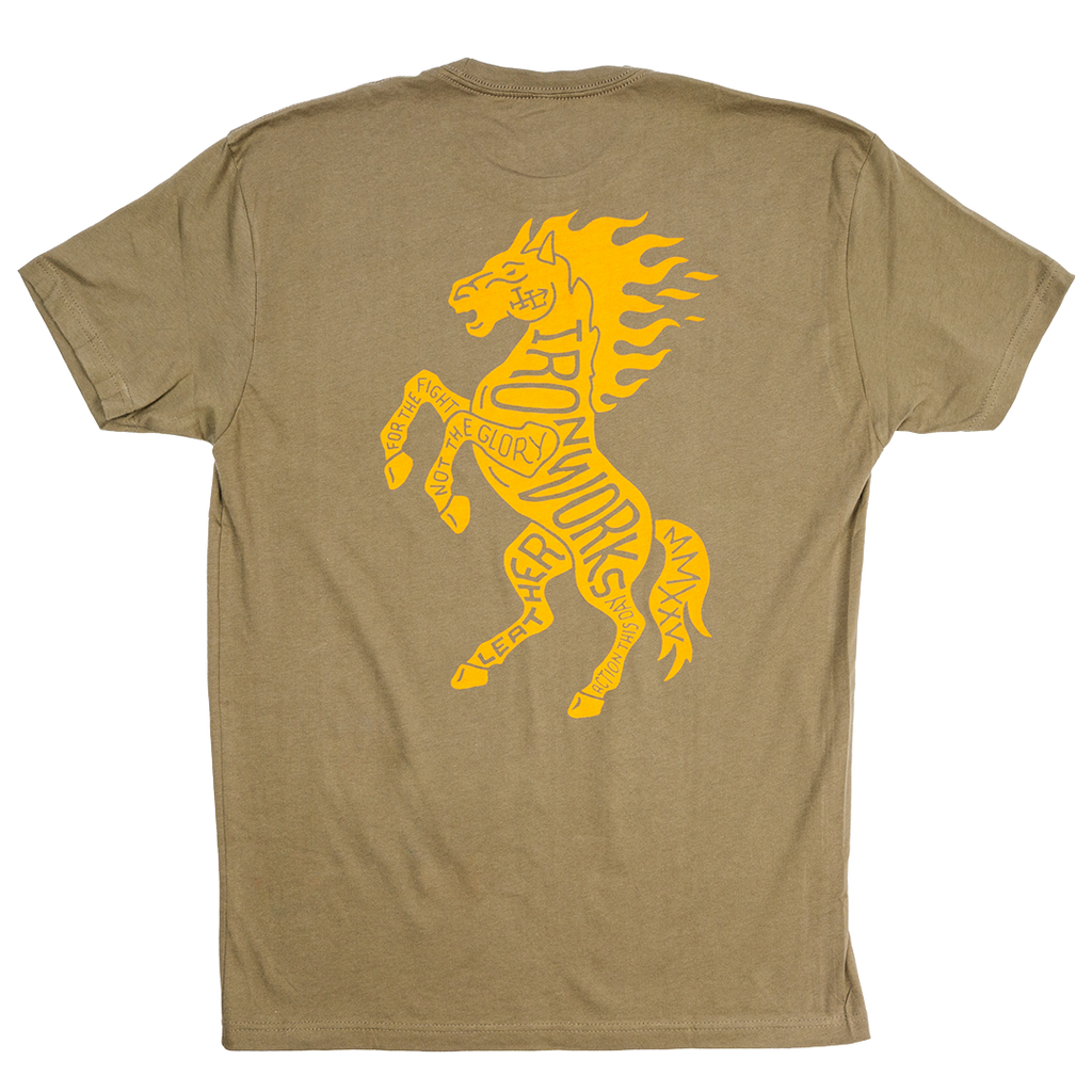 Ironworks Leather - Green Tee