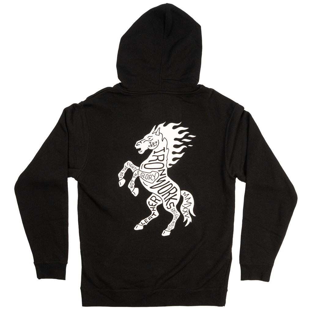 Ironworks Leather Hoodie