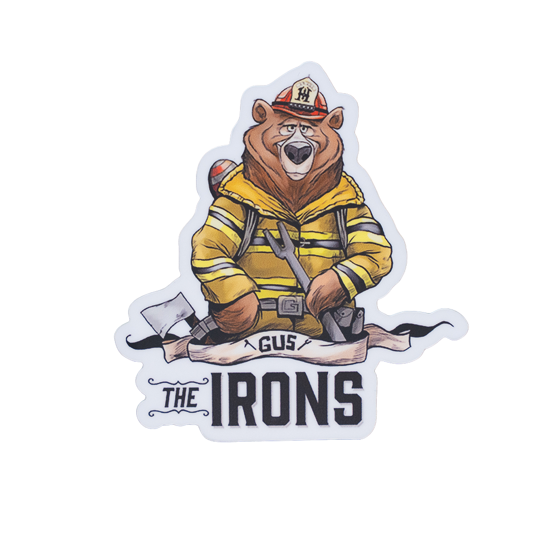 Zoo Crew “Gus” The Irons - Sticker