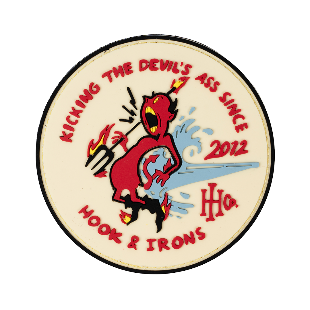 Kickin' The Devil's Ass, I Ain't Skeered - PVC Patch