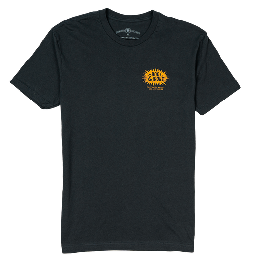 Lucha Del Fuego - Charcoal Tee