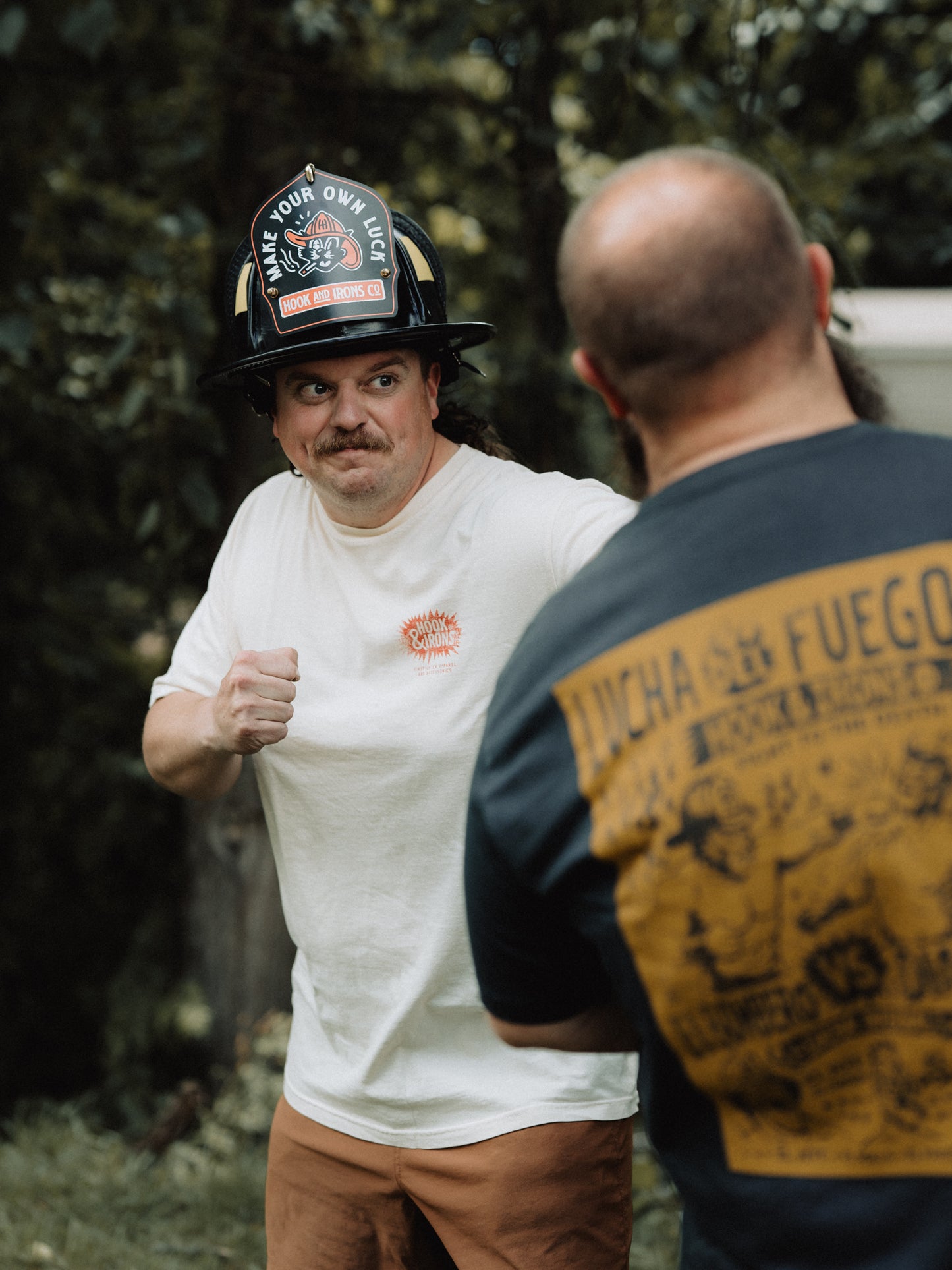 Lucha Del Fuego - Ivory Tee