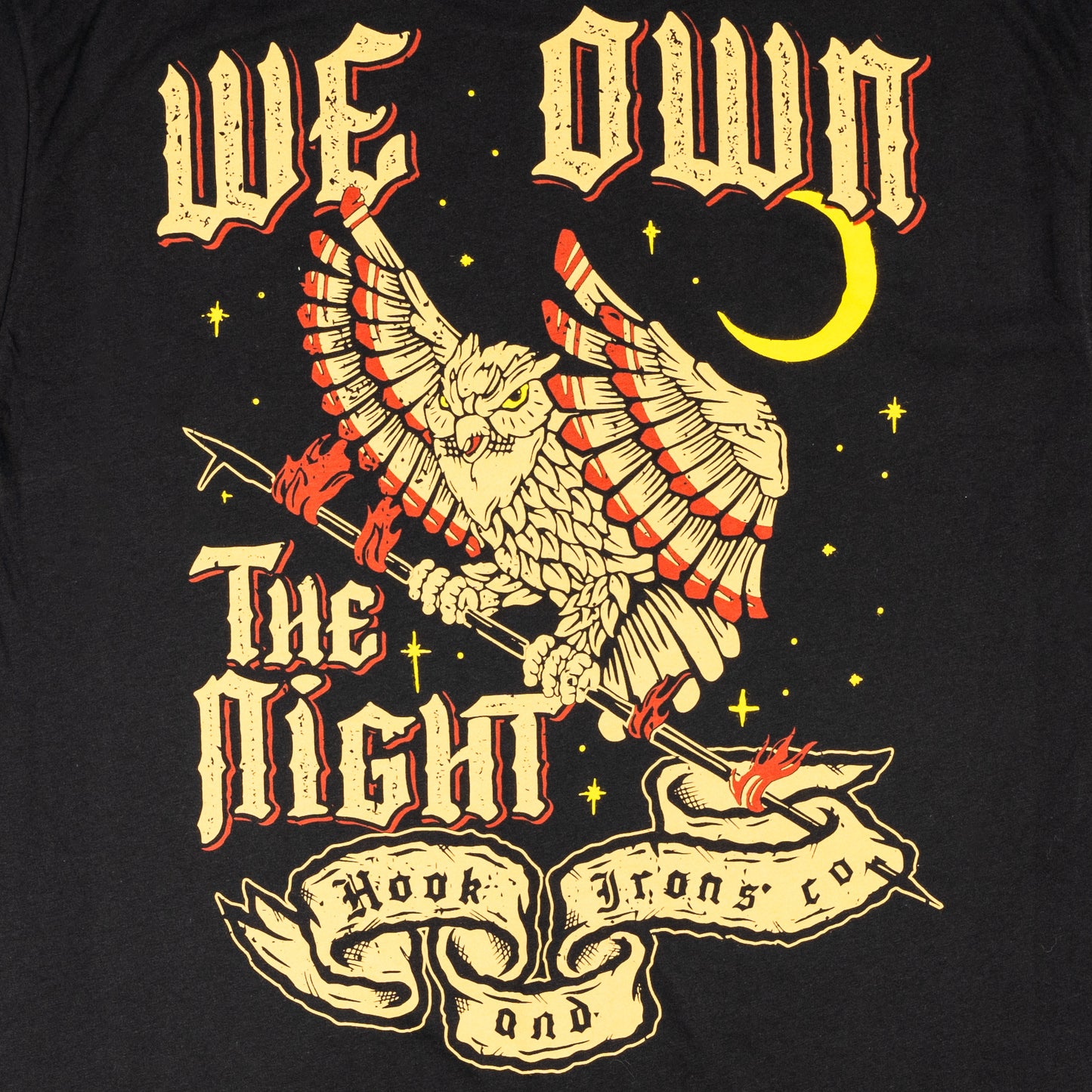 Firefighter T-Shirt (Black) | Model: We Own The Night