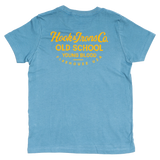 Kids Firefighter T-Shirt (Blue Steel) | Model: Old School Young Blood
