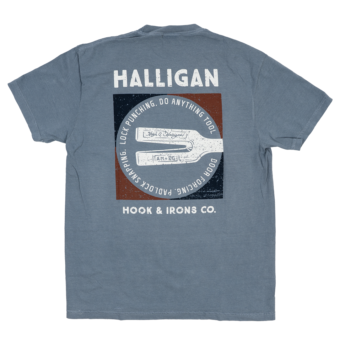 Halligan - Firefighter T-Shirt (Denim) – Hook & Irons Co.