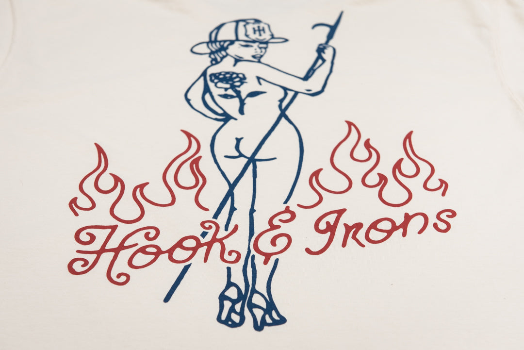 Candela Pinup - Heavyweight Natural Tee