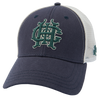Lucky Trucker - Navy Snapback Hat