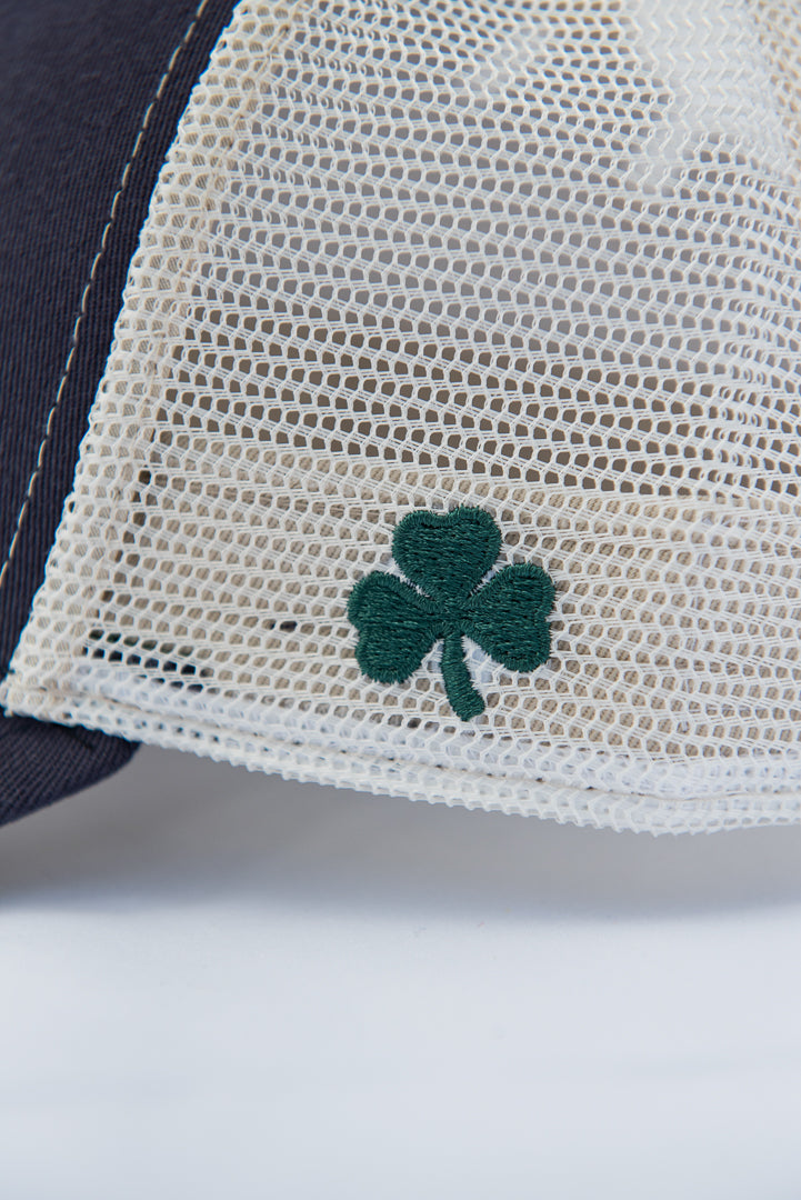 Lucky Trucker - (Reg and XL) Navy Snapback Hat