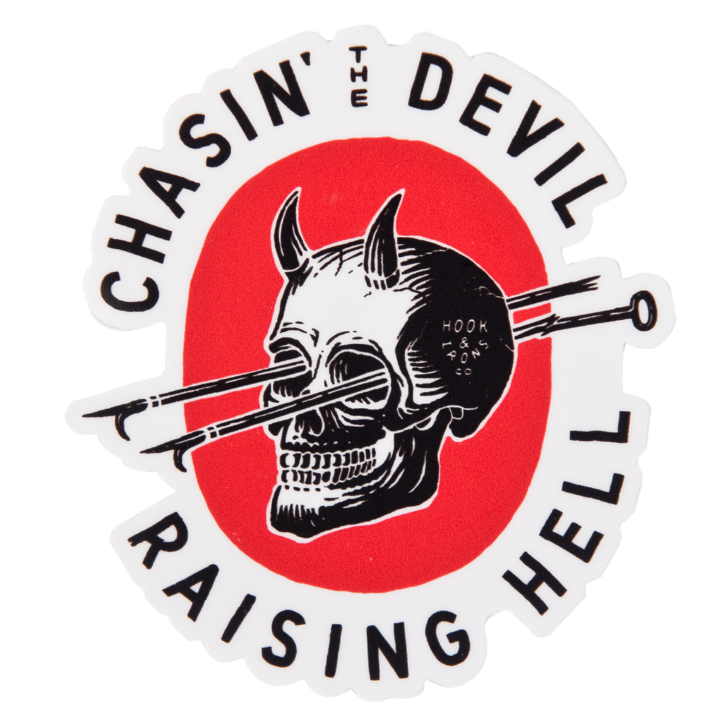 Firefighter Vinyl Slap Sticker | Model: Chasing The Devil