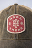 Vintage Trucker - Black snapback Hat