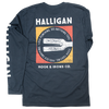 Halligan - Navy Long Sleeve Tee