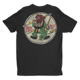 Firefighter T-Shirt (Black) | Model: The Skewered Shamrock