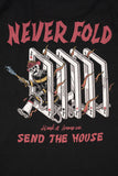 Never Fold - Black Tee