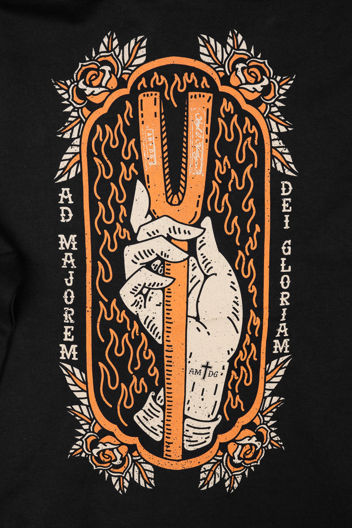 AM+DG - Black Hoodie