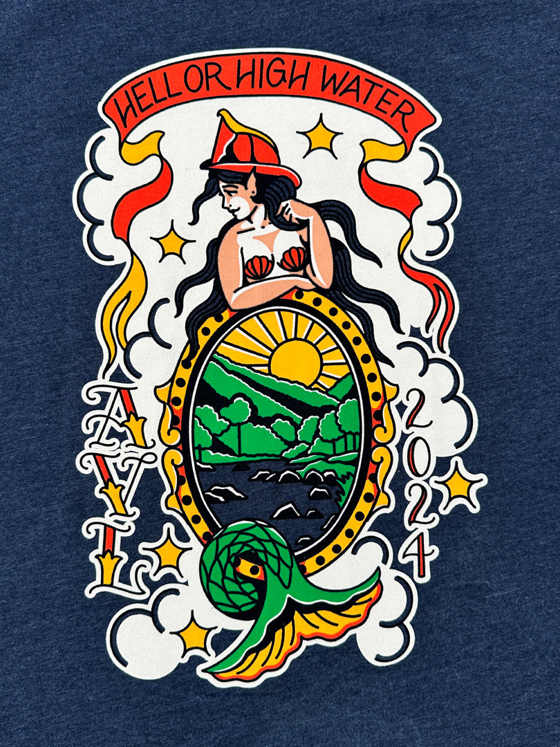 Navy Tee - Asheville FD