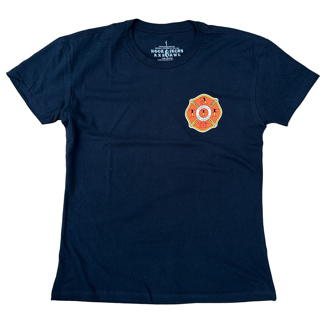 Women's Navy Tee - Asheville