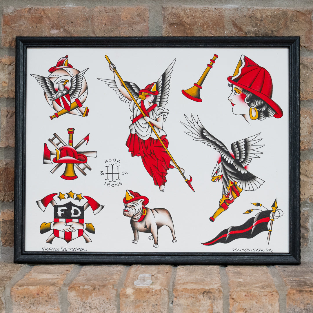 Topper Tattoo Flash Sheet - 2024 Limited Edition