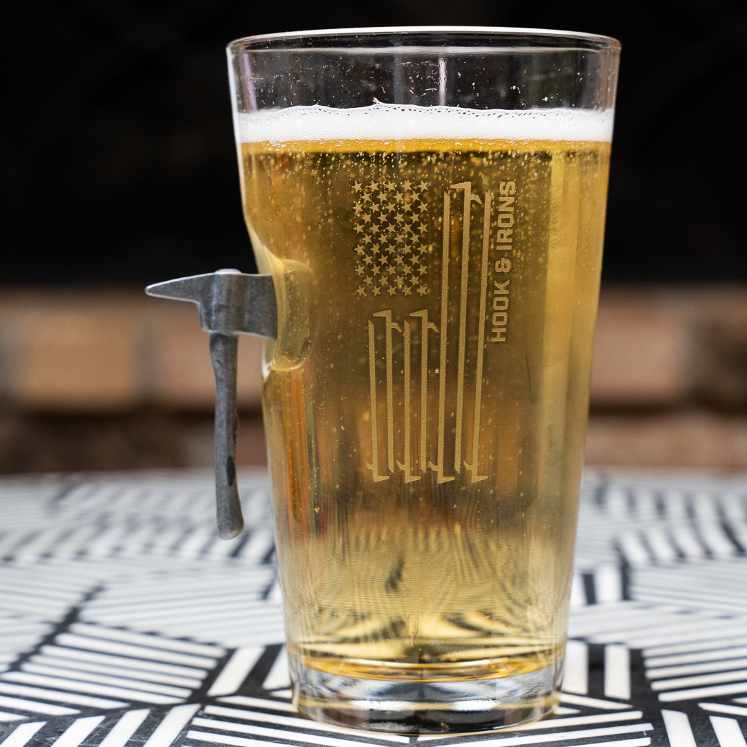 Stars and Bars Pint Glass - Pickhead Edition
