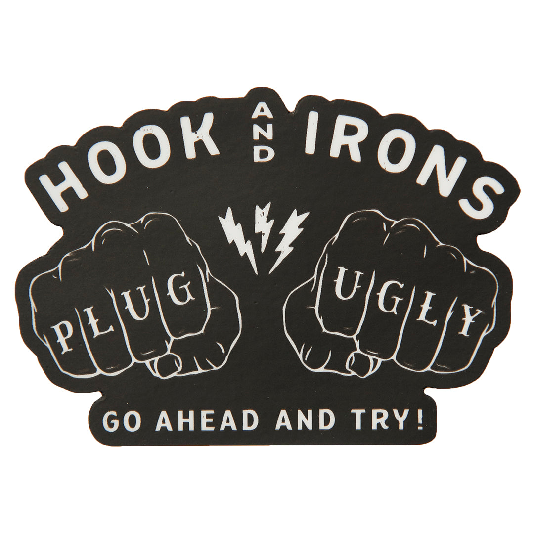 Firefighter Vinyl Slap Sticker | Model: Plug Ugly