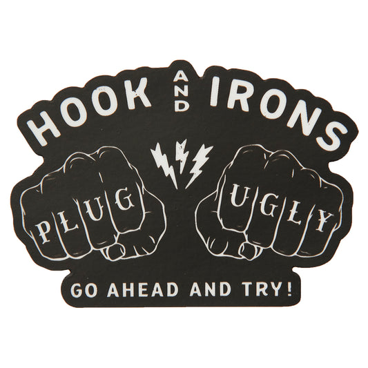 Firefighter Vinyl Slap Sticker | Model: Plug Ugly