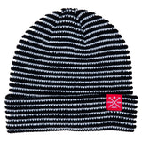 The Steamer - Black & White Beanie