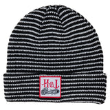 Firefighter Skull Cap (Black/White) | Model: The Steamer Beanie