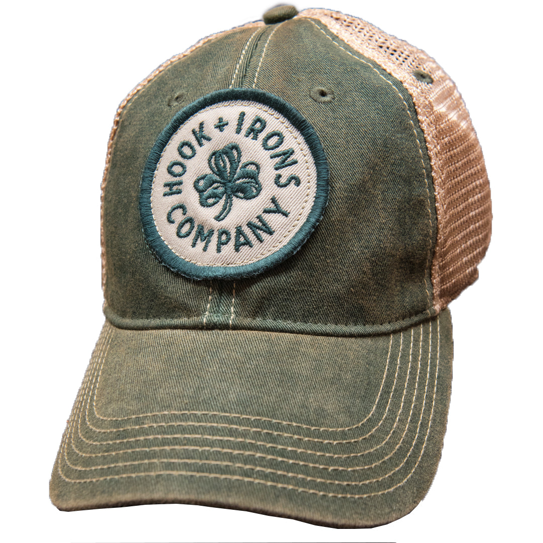 Firefighter Flexfit Cap (Green) | Model: Hard Luck Trucker Hat (Limited Edition)