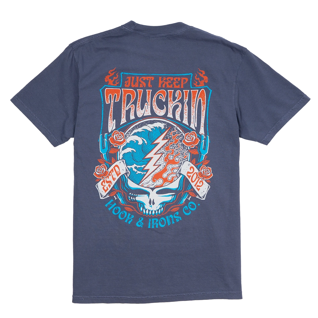 Keep Trucking - Navy Tee