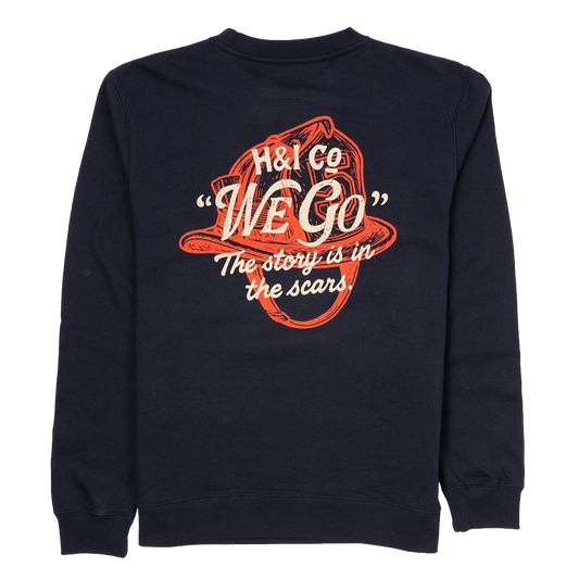 Story is in the Scars - Navy Sweatshirt