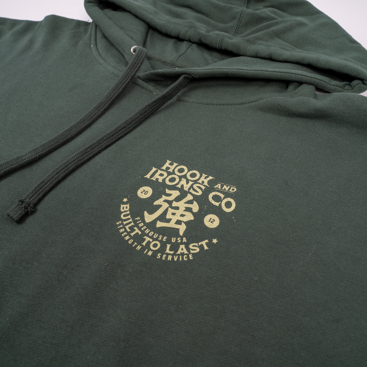 Built to Last - Green Hoodie