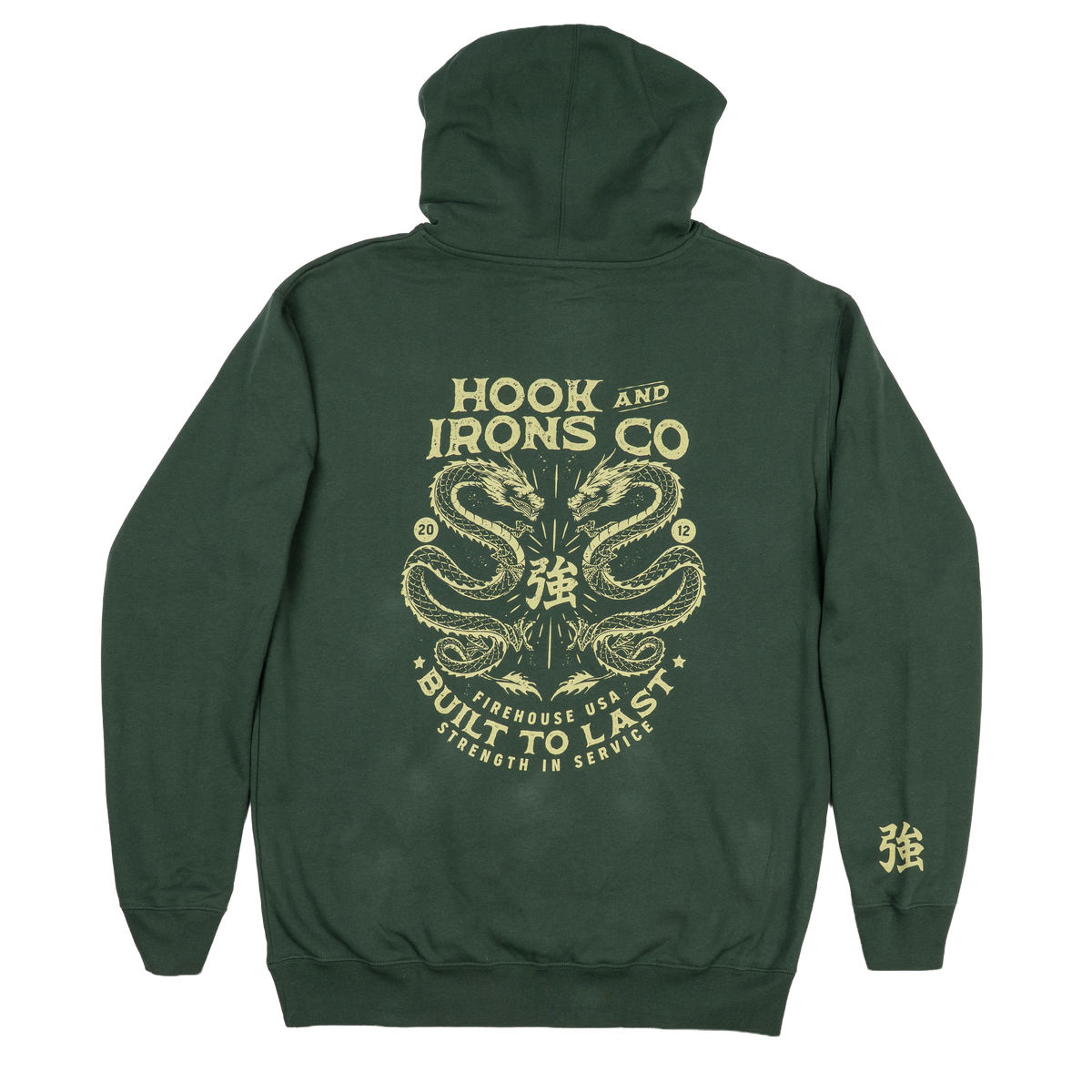 Built to Last - Green Hoodie
