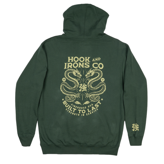 Built to Last - Green Hoodie