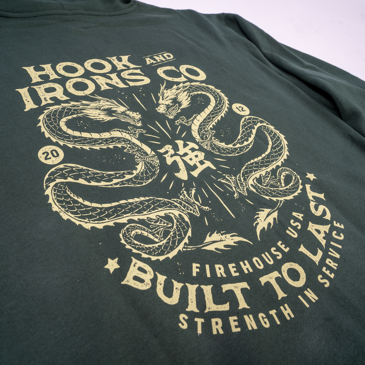 Built to Last - Green Hoodie