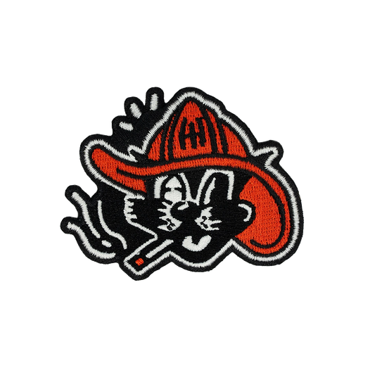 Black Cat Firefighter Patch