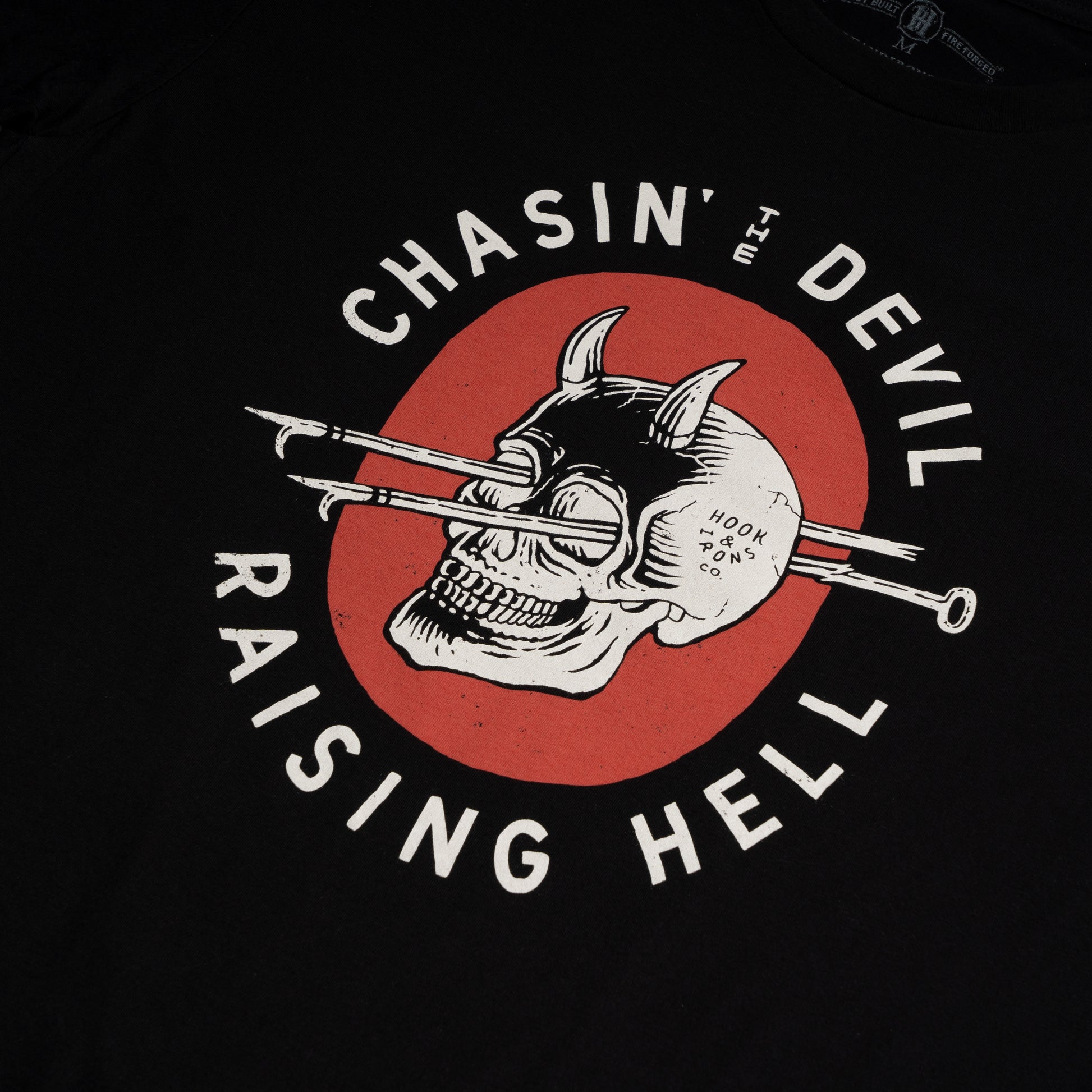 Firefighter T-Shirt (Black) | Model: Chasin' The Devil