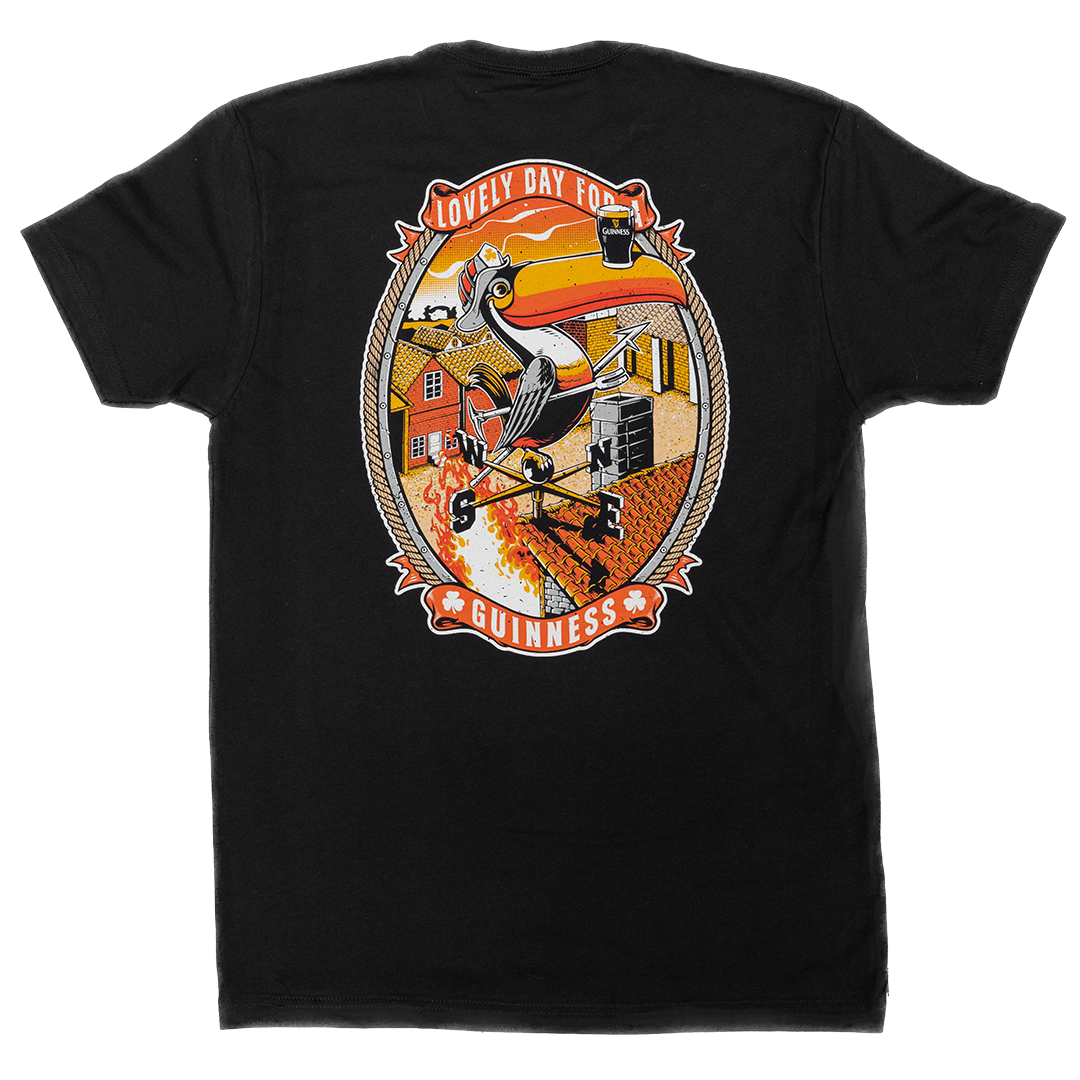 Firefighter T-Shirt (Black) | Model: A Lovely Day